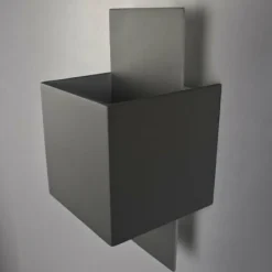 Luminaires Lucide Appliques|Applique murale Lucide CUBO Acier inoxydable, 1 lumière
