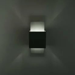 Luminaires Lucide Appliques|Applique murale Lucide CUBO Acier inoxydable, 1 lumière