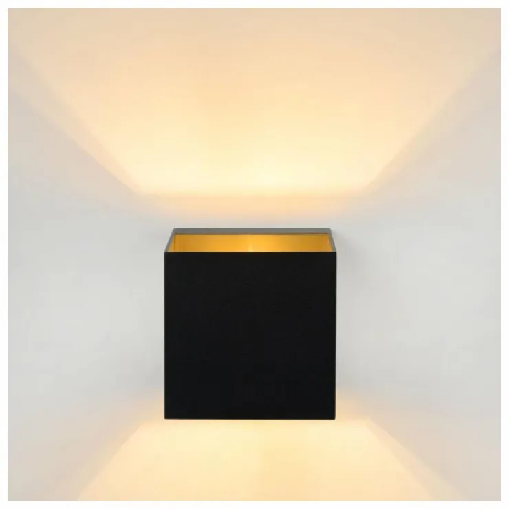 Luminaires Lucide Appliques|Applique murale Lucide DEVI Noir, 1 lumière