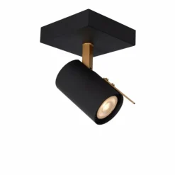 Luminaires Lucide Appliques|Applique murale Lucide GRONY Noir, 1 lumière