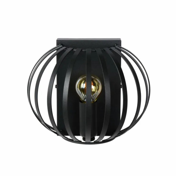 Luminaires Lucide Appliques|Applique murale Lucide MANUELA Noir, 1 lumière