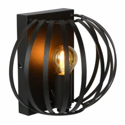 Luminaires Lucide Appliques|Applique murale Lucide MANUELA Noir, 1 lumière