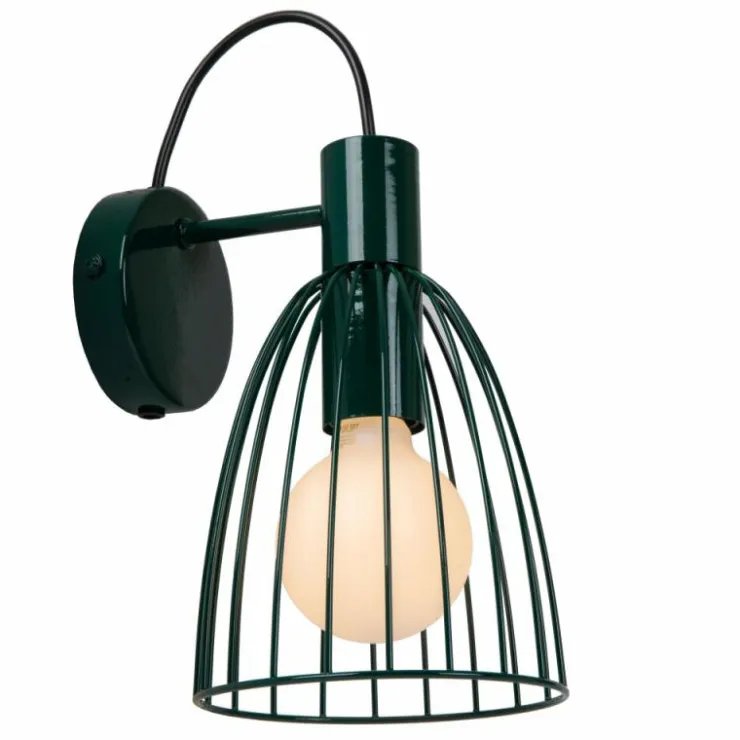 Luminaires Lucide Appliques|Applique murale Lucide MACARONS Vert, 1 lumière