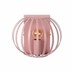 Luminaires Lucide Appliques|Applique murale Lucide MERLINA Rose, 1 lumière