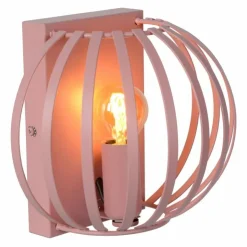 Luminaires Lucide Appliques|Applique murale Lucide MERLINA Rose, 1 lumière