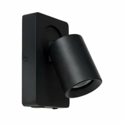 Luminaires Lucide Éclairage Led|Applique murale Lucide NIGEL LED Noir, 1 lumière
