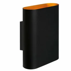 Luminaires Lucide Appliques|Applique murale Lucide OVALIS Noir, 2 lumières