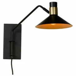 Luminaires Lucide Appliques|Applique murale Lucide PEPIJN Noir, 1 lumière