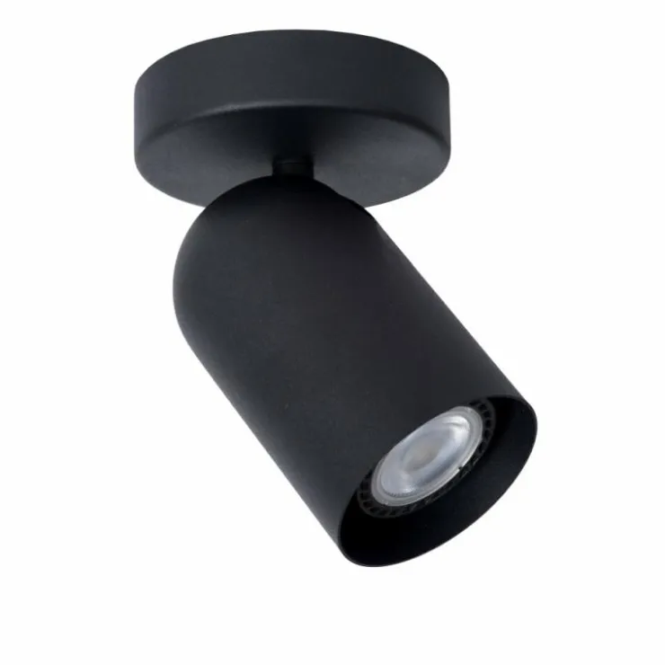 Luminaires Lucide Spots Et Projecteurs|Applique murale Lucide PUNCH Noir, 1 lumière