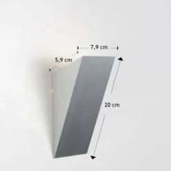 Luminaires Lucide Appliques|Applique murale Lucide Senso Aluminium, 1 lumière