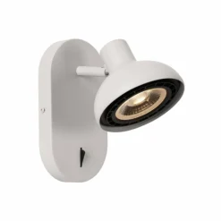 Luminaires Lucide Spots Et Projecteurs|Applique murale Lucide SENSAS Blanc, 1 lumière
