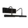 Luminaires Lucide Appliques|Applique murale Lucide VINZ Noir, 2 lumières