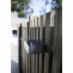 Applique murale Lutec BRICK LED Acier inoxydable, 1 lumière, Détecteur de mouvement