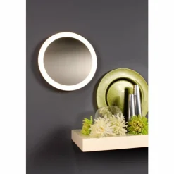 Luminaires Lutec Appliques|Applique murale Lutec MOON Argenté, 1 lumière