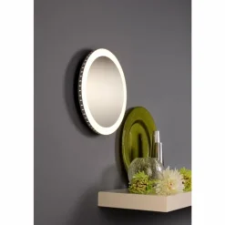 Luminaires Lutec Appliques|Applique murale Lutec MOON Argenté, 1 lumière
