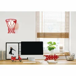 Luminaires Mantra Appliques|Applique murale Mantra BASKETBALL Rouge, 1 lumière