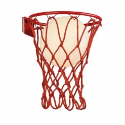 Luminaires Mantra Appliques|Applique murale Mantra BASKETBALL Rouge, 1 lumière