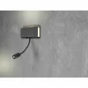 Luminaires Mantra Éclairage Led|Applique murale Mantra CABARETE LED Noir, 1 lumière