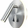 Luminaires Mantra Éclairage Led|Applique murale Mantra CAYMAN LED Nickel brillant, Nickel mat, 1 lumière