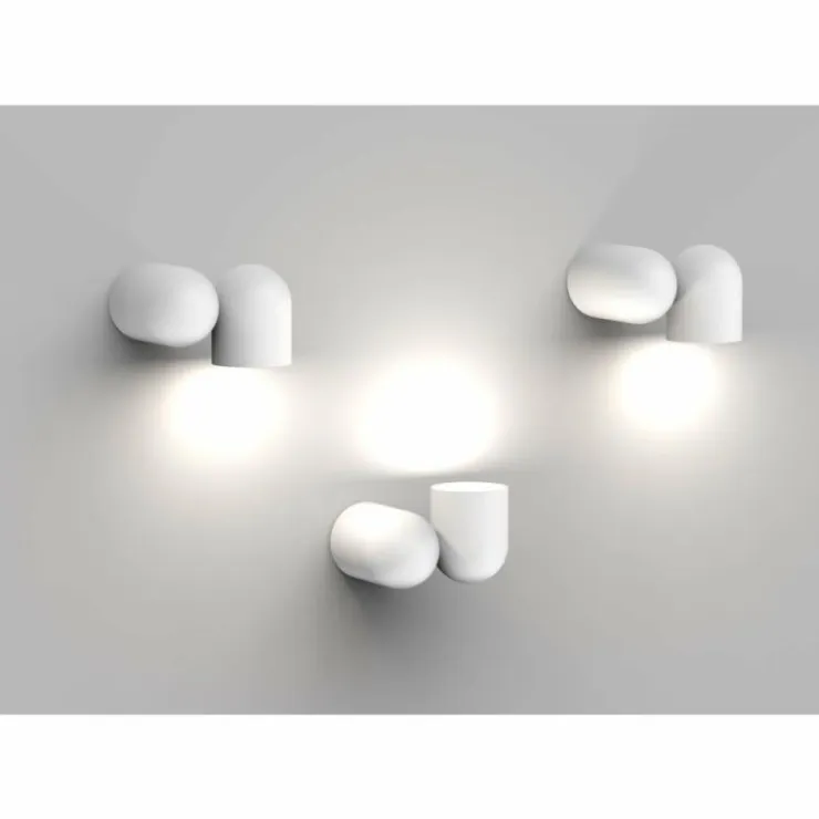 Luminaires Mantra Appliques|Applique murale Mantra IOS Blanc, 1 lumière