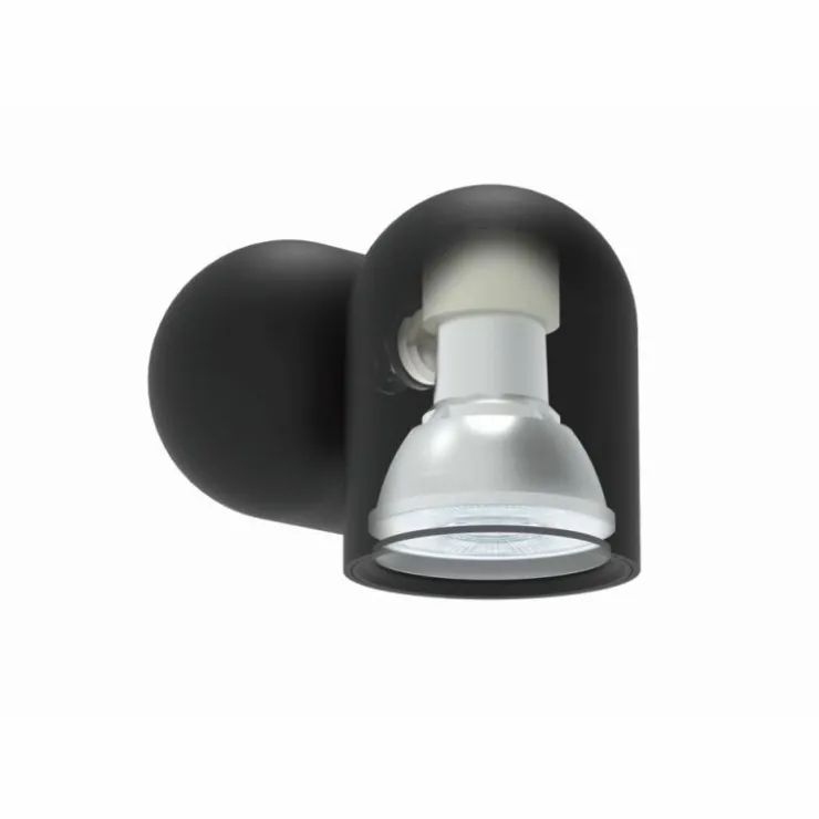 Luminaires Mantra Appliques|Applique murale Mantra IOS Noir, 1 lumière