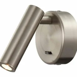 Luminaires Mantra Éclairage Led|Applique murale Mantra PREA LED Nickel brillant, Nickel mat, 1 lumière