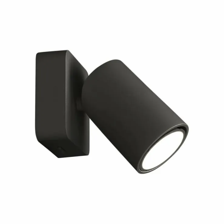 Luminaires Mantra Spots Et Projecteurs|Applique murale Mantra SAL BLACK Noir, 1 lumière