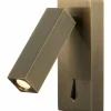 Luminaires Mantra Éclairage Led|Applique murale Mantra TARIFA LED Brun, 1 lumière