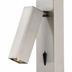 Luminaires Mantra Éclairage Led|Applique murale Mantra TARIFA LED Nickel brillant, Nickel mat, 1 lumière