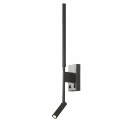 Luminaires Mantra Éclairage Led|Applique murale Mantra TORCH LED Noir, 2 lumières