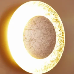 hofstein Éclairage Led|Applique murale Merlo LED Argenté, 1 lumière