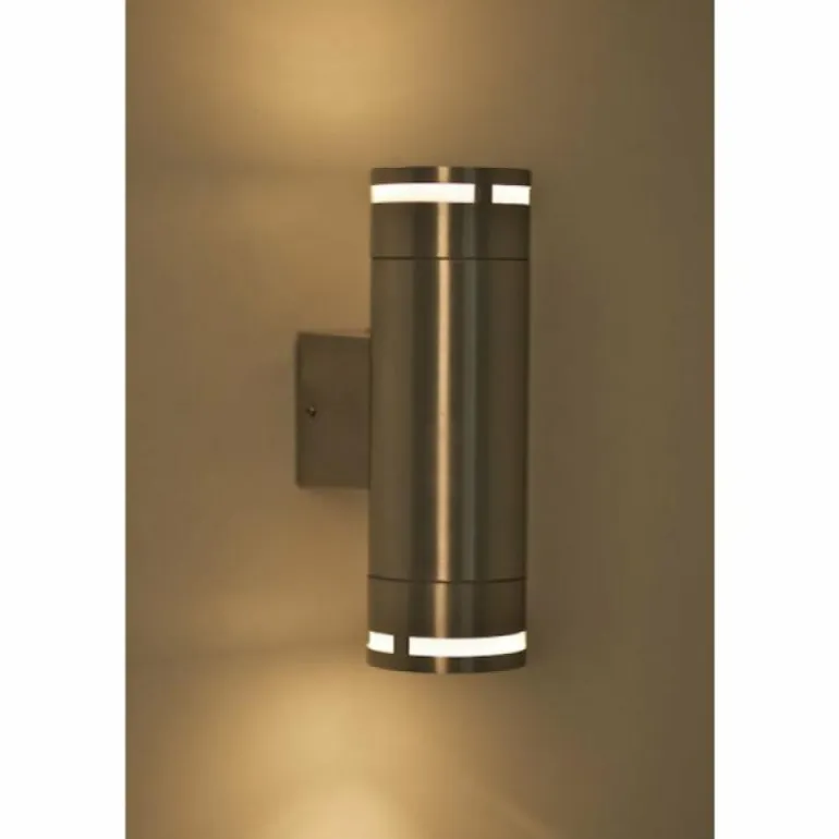Applique murale Nordlux Can Aluminium, 2 lumières