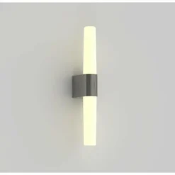 Luminaires Nordlux Éclairage Led|Applique murale Nordlux HELVA LED Nickel mat, 1 lumière