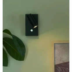 Luminaires Nordlux Appliques|Applique murale Nordlux OMARI LED Noir, 1 lumière