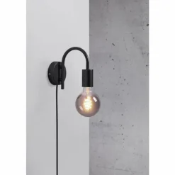 Luminaires Nordlux Appliques|Applique murale Nordlux PACO Noir, 1 lumière