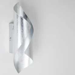 hofstein Éclairage Led|Applique murale Ogarrio LED Argenté, 2 lumières