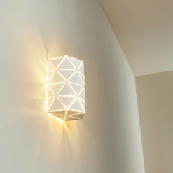 hofstein Appliques|Applique murale Osby Blanc, 2 lumières
