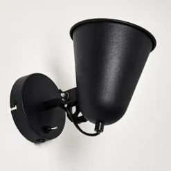 hofstein Appliques|Applique murale Pany Noir, 1 lumière