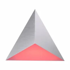 Applique murale Paul Neuhaus Neuhaus Q-TETRA MASTER LED Nickel mat, 1 lumière, Télécommandes, Changeur de couleurs