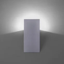 Applique murale Paul Neuhaus Q-WEDGE LED Aluminium, 1 lumière, Télécommandes, Changeur de couleurs
