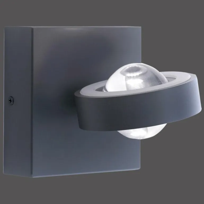 Applique murale Paul Neuhaus Q-MIA LED Anthracite, 2 lumières, Télécommandes