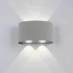 Applique murale Paul Neuhaus CARLO LED Argenté, 4 lumières