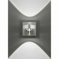 Applique murale Paul Neuhaus Q-MIA LED Argenté, 2 lumières, Télécommandes, Changeur de couleurs