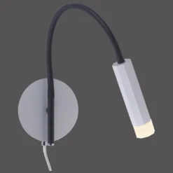 Luminaires Paul Neuhaus Éclairage Led|Applique murale Paul Neuhaus PURE-GEMIN LED Aluminium, Noir, 1 lumière