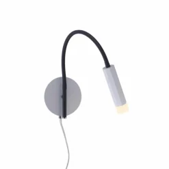 Luminaires Paul Neuhaus Éclairage Led|Applique murale Paul Neuhaus PURE-GEMIN LED Aluminium, Noir, 1 lumière
