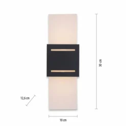 Luminaires Paul Neuhaus Appliques|Applique murale Paul Neuhaus ORMA Anthracite, 1 lumière