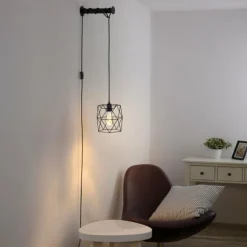 Luminaires Paul Neuhaus Appliques|Applique murale Paul Neuhaus PILUA Noir, 1 lumière