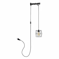 Luminaires Paul Neuhaus Appliques|Applique murale Paul Neuhaus PILUA Noir, 1 lumière