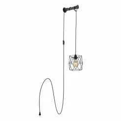Luminaires Paul Neuhaus Appliques|Applique murale Paul Neuhaus PILUA Noir, 1 lumière
