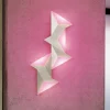 Applique murale Paul Neuhaus Q-TETRA LED Aluminium, 5 lumières, Télécommandes, Changeur de couleurs